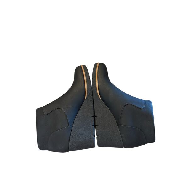 NIB Dr. Scholl's Been There Wedge Boots Women's Size 8.5 M Black Comfort Zip - Picture 11 of 12